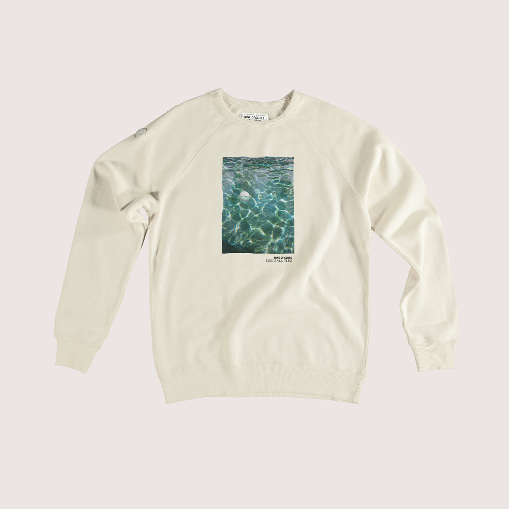 Lost Ball Club Sweater - Ecru "LILY" | Nine Of Clubs