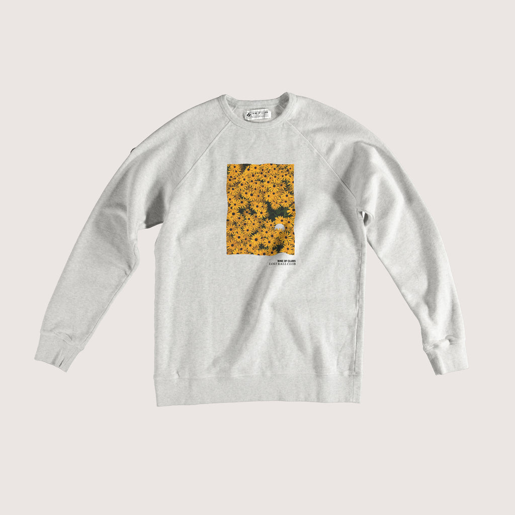Lost Ball Collection - Sweater grey "FLOWERS"