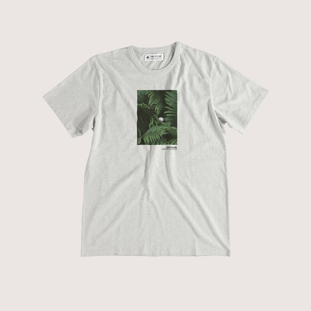 Lost Ball Collection - T-shirt grey  "FERNS"