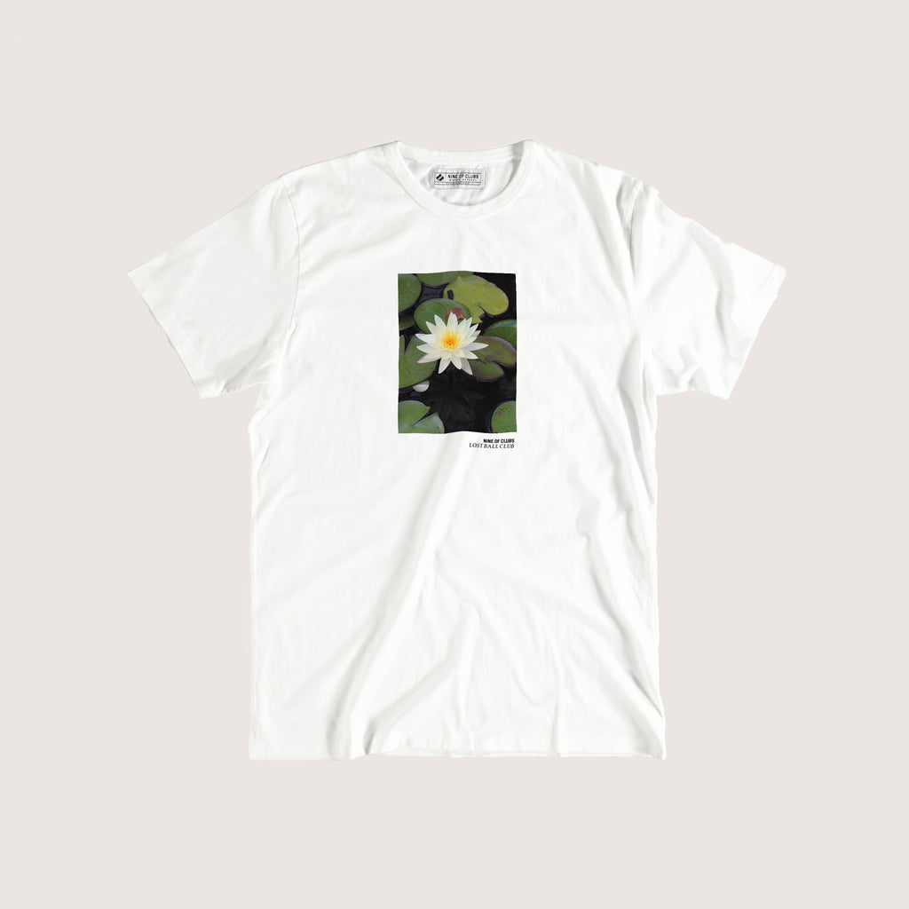Lost Ball Collection: White T-shirt "LILY"