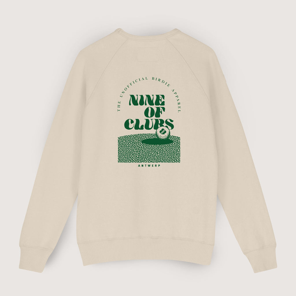 Sweater - Ecru Green Print