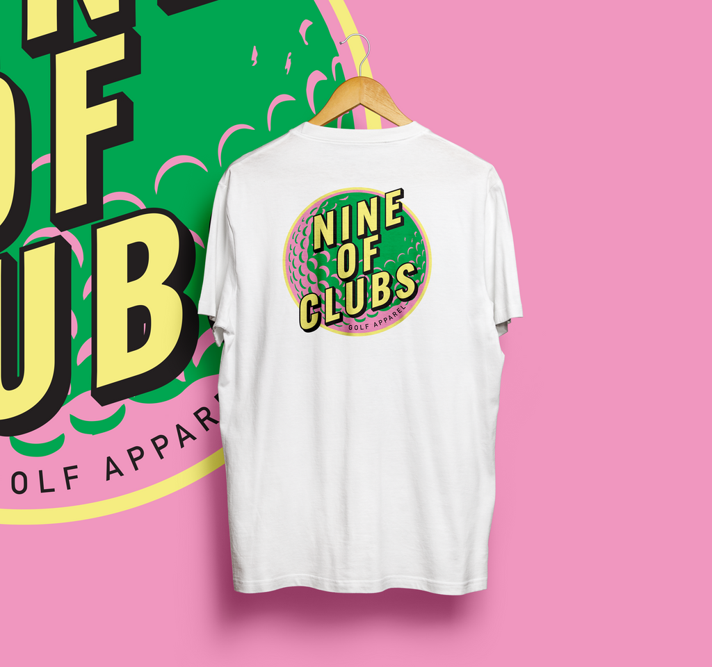 90's COLOUR DROP - Golfball T-shirt