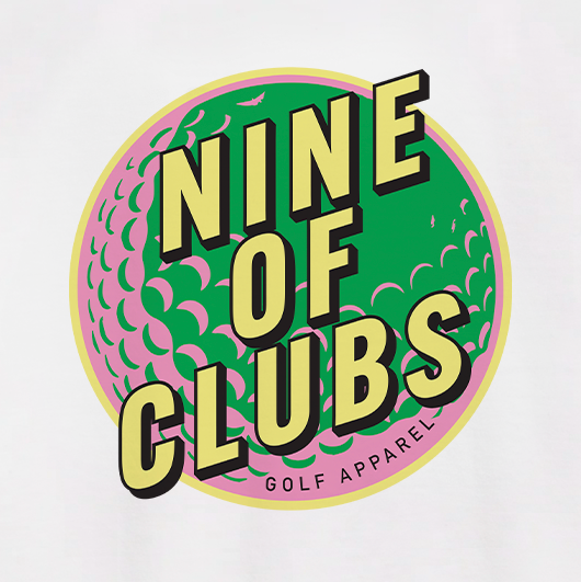 90's COLOUR DROP - Golfball T-shirt