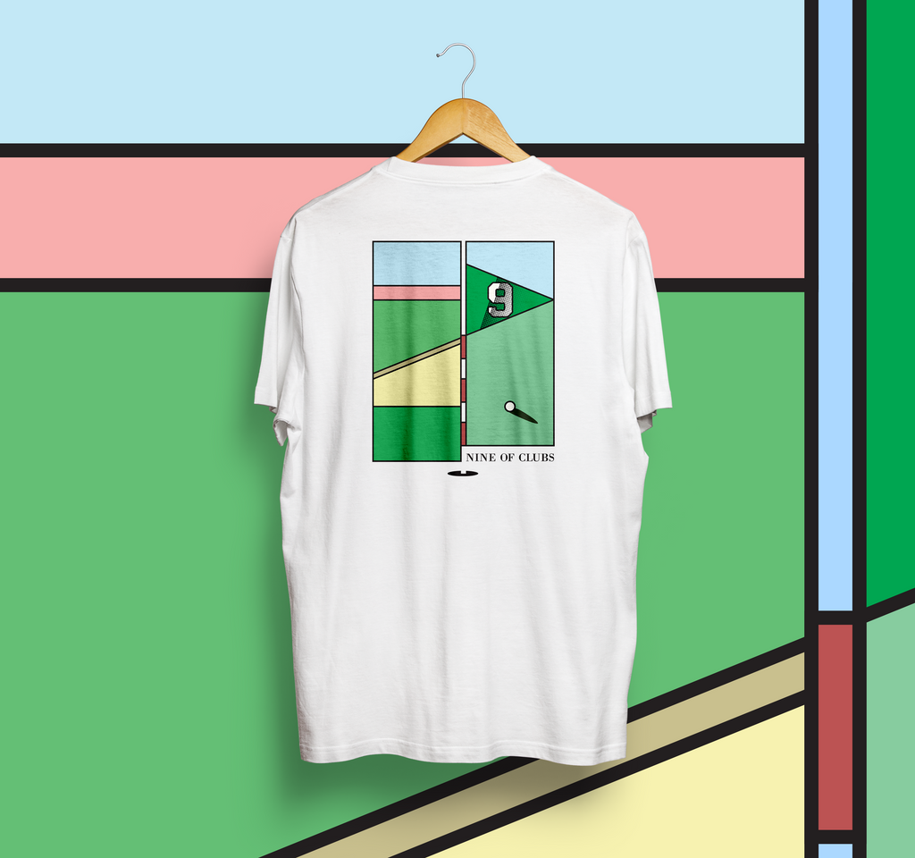 90's COLOUR DROP - Green flag T-shirt